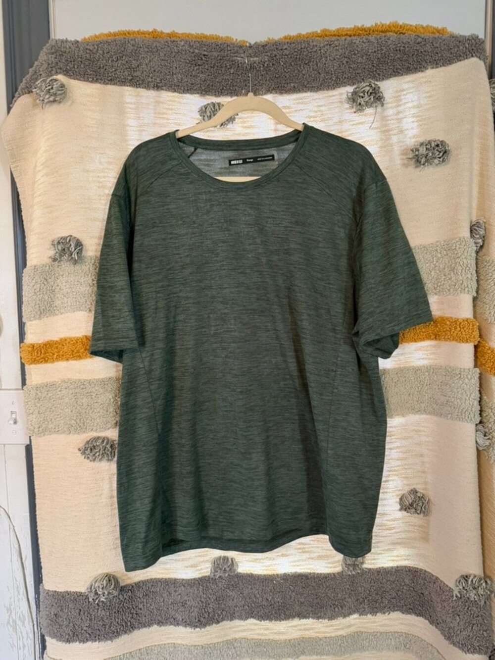 REI Co-op Men's Active Tech T-Shirt | Heathered Forest Green | Size XLarge